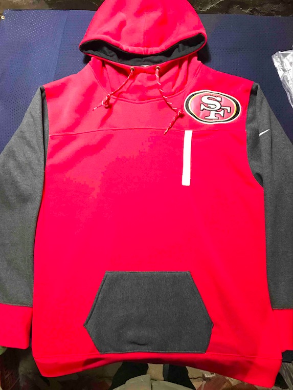 NFL San Francisco 49ers Red Personalizd Hoodie