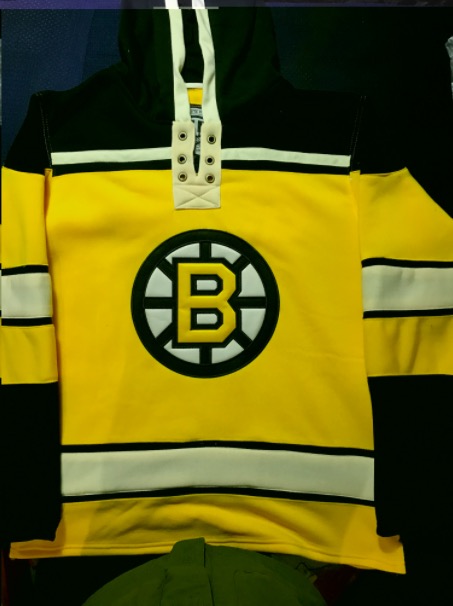 NHL Boston Bruins #94 Pierce Yellow Personalized Hoodie