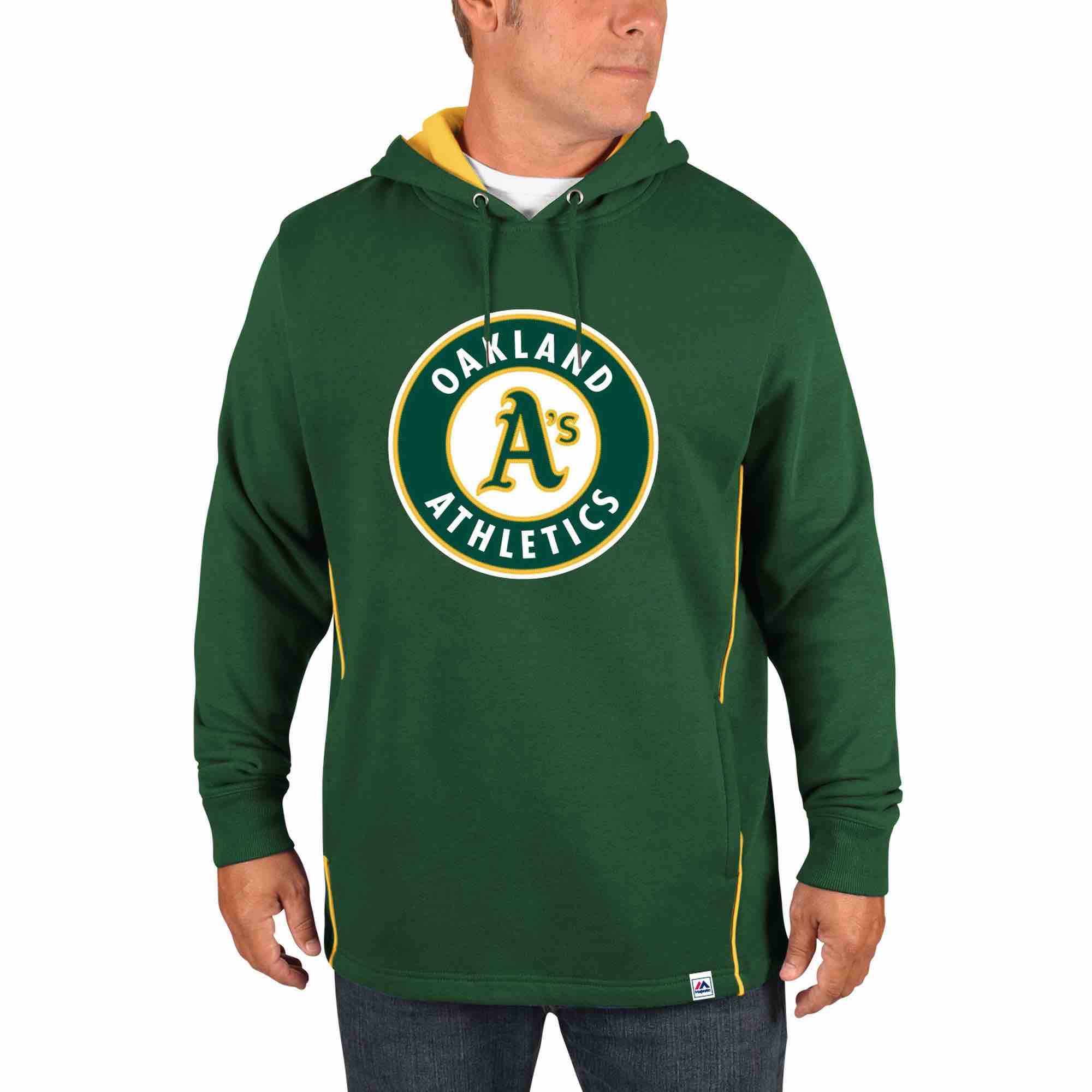 MLB Oakland Athletics Personalized Green Stitched Hoodie