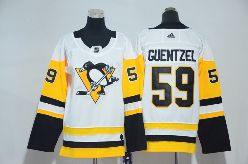 Kids NHL Pittsburgh Penguins #59 Guentzel White Jersey