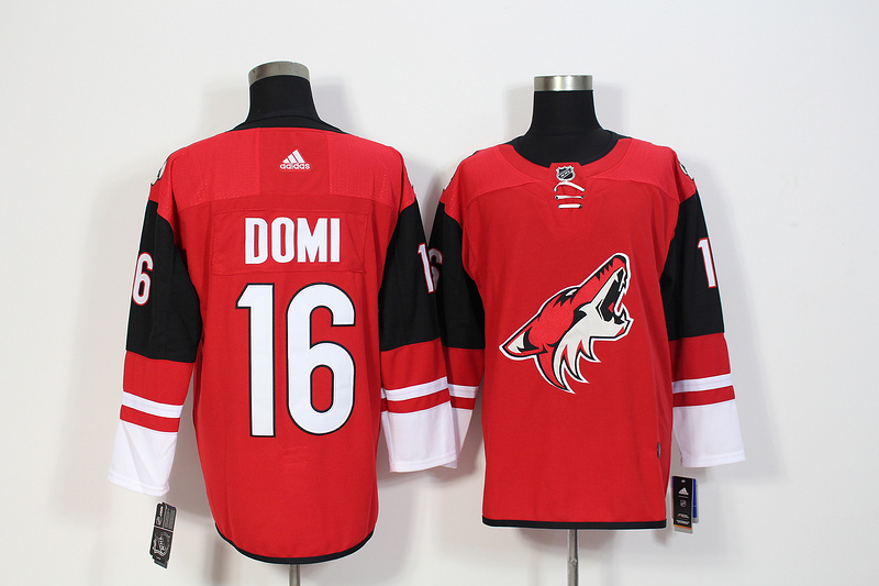 Adidas NHL Phoenix Coyotes #16 Domi Red Jersey
