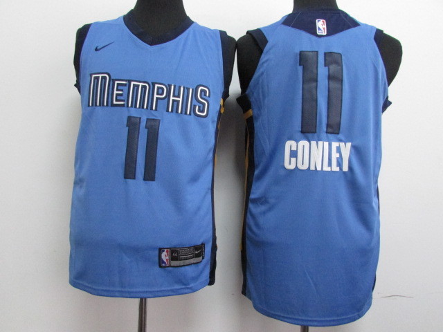 NBA Memphis Grizzlies #11 Conley Blue Nike Jersey