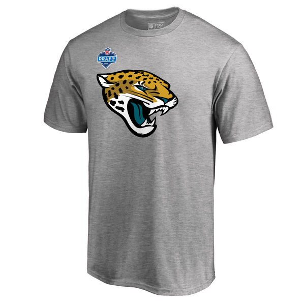 Mens Jacksonville Jaguars Pro Line by Fanatics Branded Heather Gray 2017 NFL Draft Athletic Heather T-Shirt