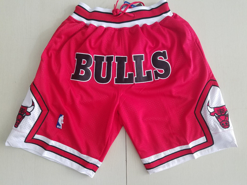 NBA Chicago Bulls Red Shorts