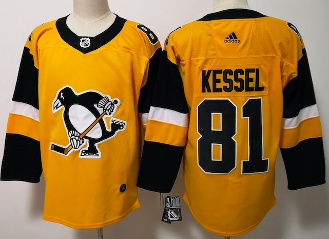Adidas NHL Pittsburgh Penguins #81 Kessel Orange Jersey
