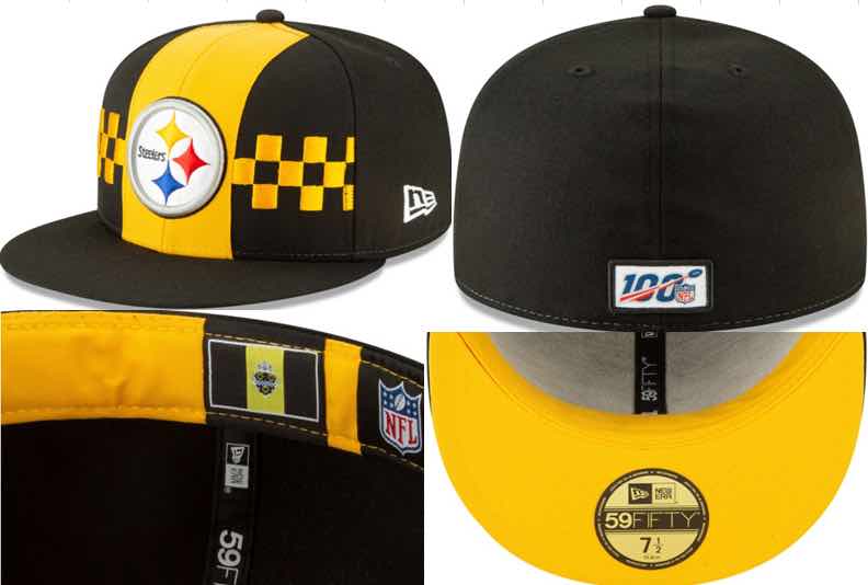 NFL Pittsburgh Steelers Black Fitted Hats--60