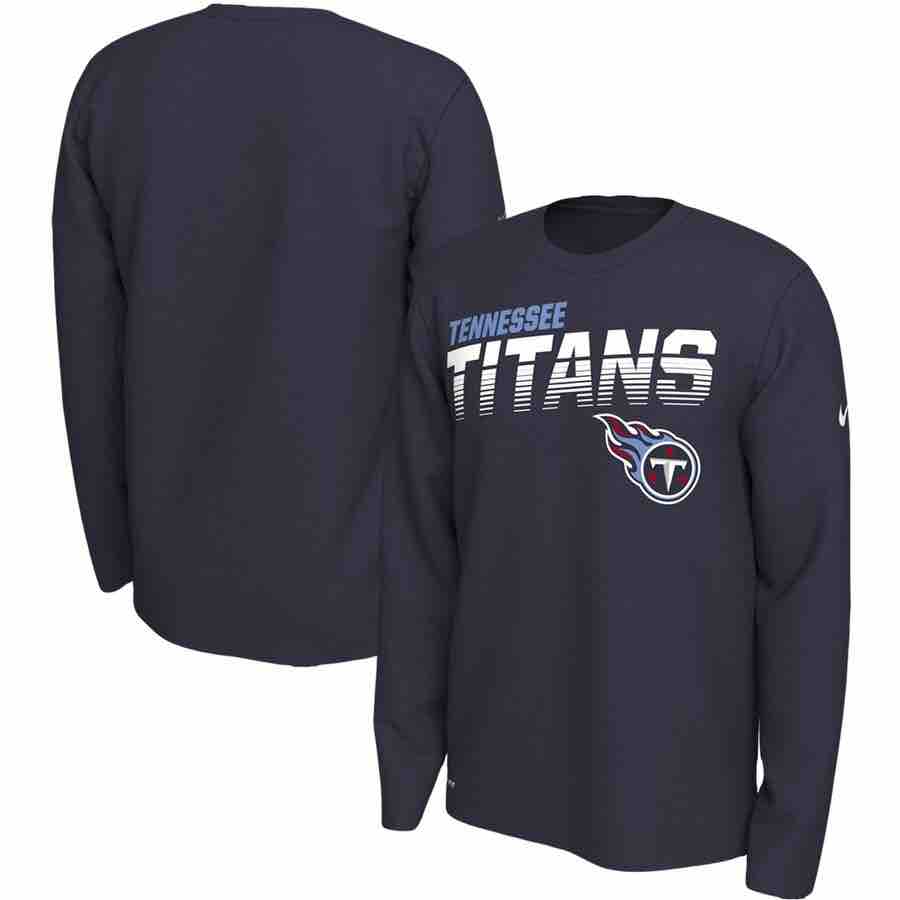 Tennessee Titans Nike Legend Long Sleeve T-Shirt - Navy