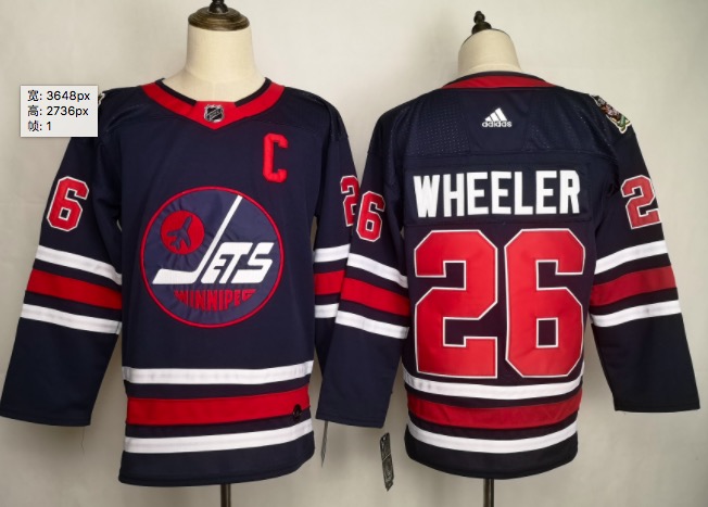 NHL Winnipeg Jets #26 Wheeler Blue Jersey