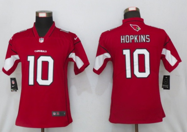 Women New Nike Arizona Cardinals #10 Hopkins Red Vapor Red Jersey