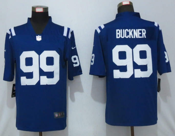 NFL Nike Indianapolis Colts #99 Buckner Blue Vapor Limited Jersey