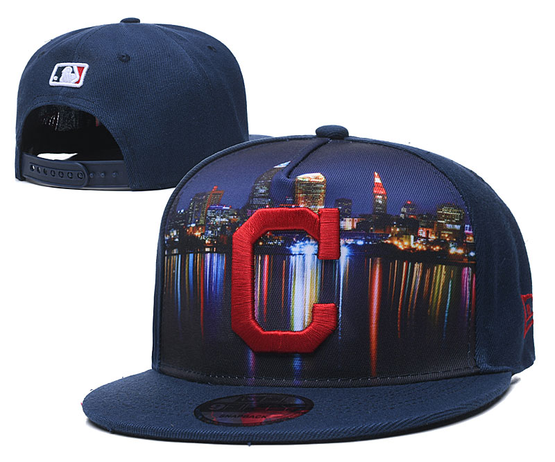 MLB Cleveland Indians Snapback Hats--YD
