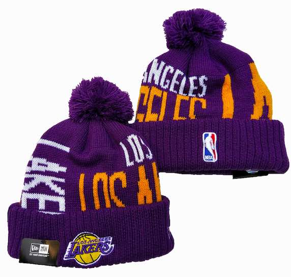 NBA Los Angeles Lakers Purple Color Beanie---YD