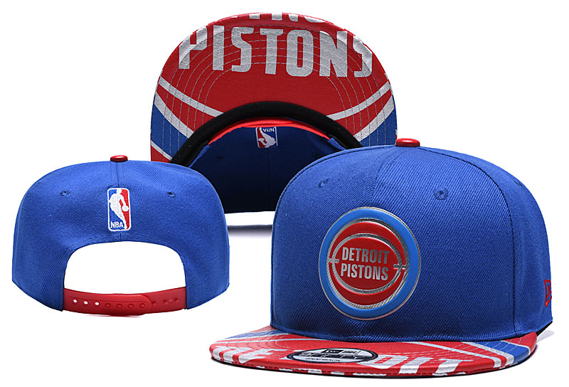 NBA Detroit Pistons Snapback Hats--YD