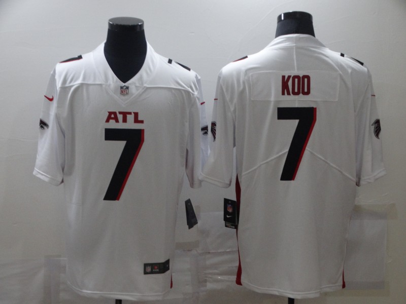 NFL Atlanta Falcons #7 Koo White Vapor Limited Jersey