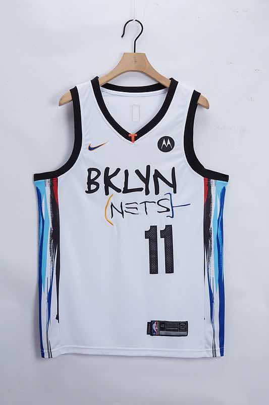 NBA Brooklyn Nets #11 Irving White Jersey