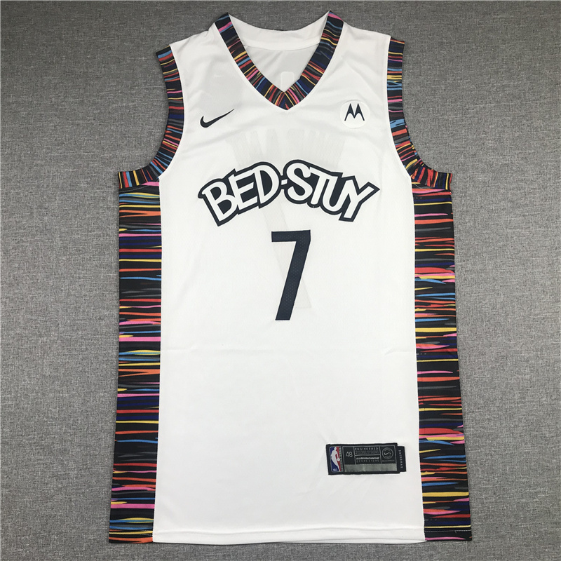 NBA Brooklyn Nets #7 Durant White Game Jersey
