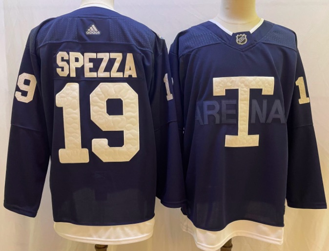 NHL Toronto Maple leafs #19 Spezza Blue Jersey