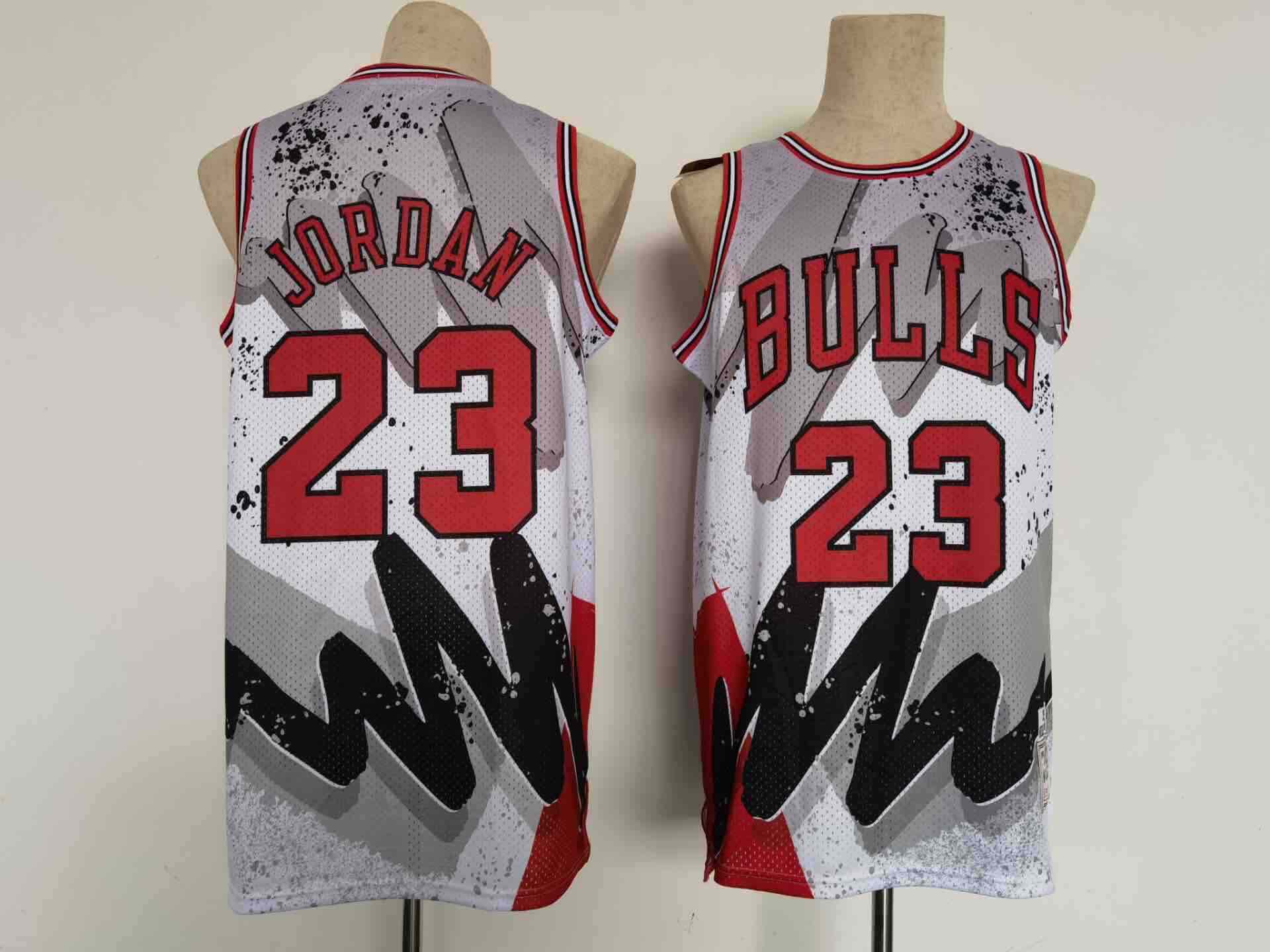 NBA Chicago Bulls #23 Jordan Hip-hop Jersey