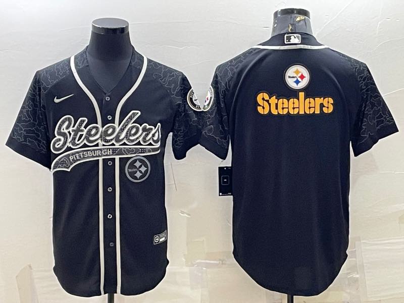 NFL Pittsburgh Steelers Joint-designed BLack Jersey