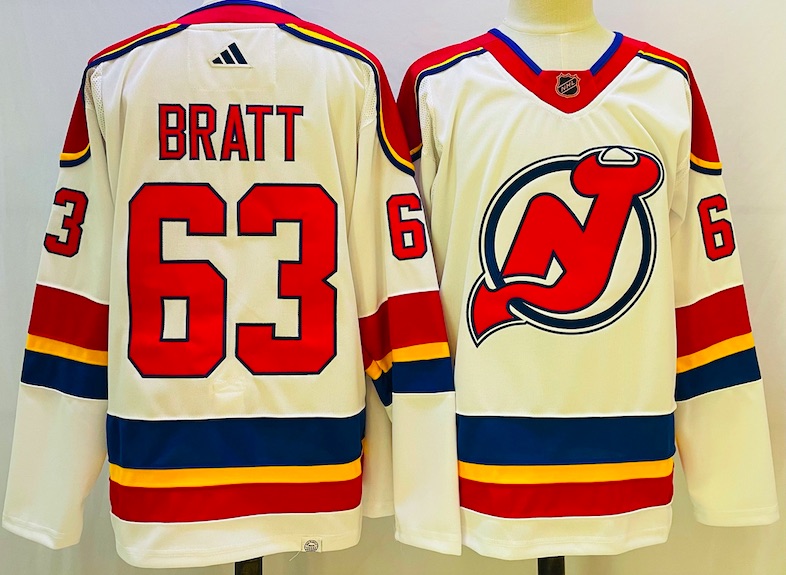 NHL New Jersey Devils #63 Bratt White NHL Jersey 