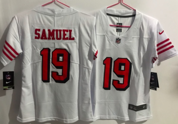 Kids NFL San Francisco 49ers #19 Samuel White Jersey