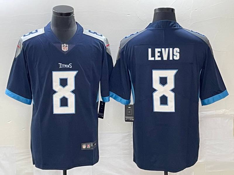 NFL Tennessee Titans #8 Levis Vapor Limited d.Blue Jersey
