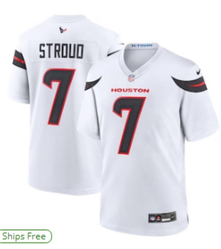 NFL Houston Texans #7 Stroud White Limited Jersey