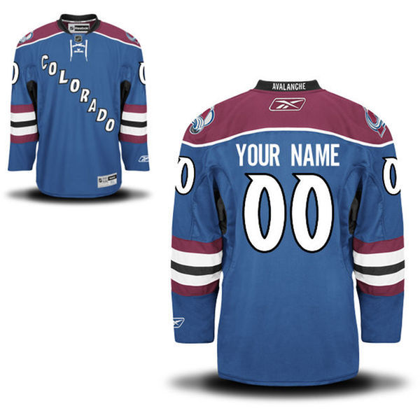 #00 Your Name Third EDGE Custom NHL Blue New York Rangers Jersey