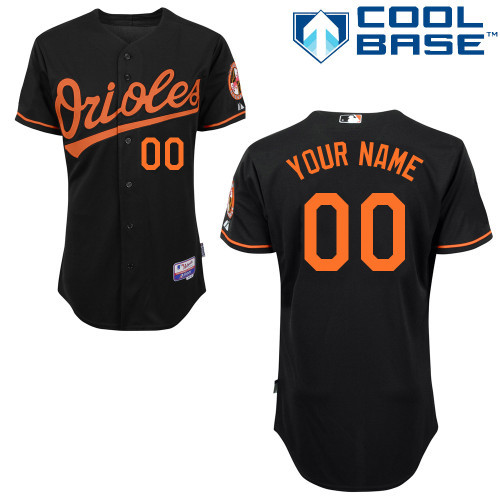 Black Alternate Personalized Cooperstown Baltimore Orioles Jersey