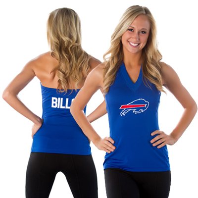 Womens All Sports Couture Buffalo Bills Blown Coverage Halter Top