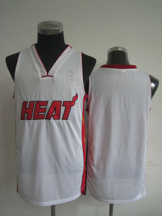 NBA Miami Heat Blank White Jersey