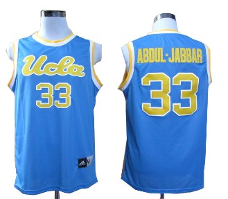 Ncaa UCLA Bruins Kareem Abdul-Jabbar 33 College Basketball blue Jerseys