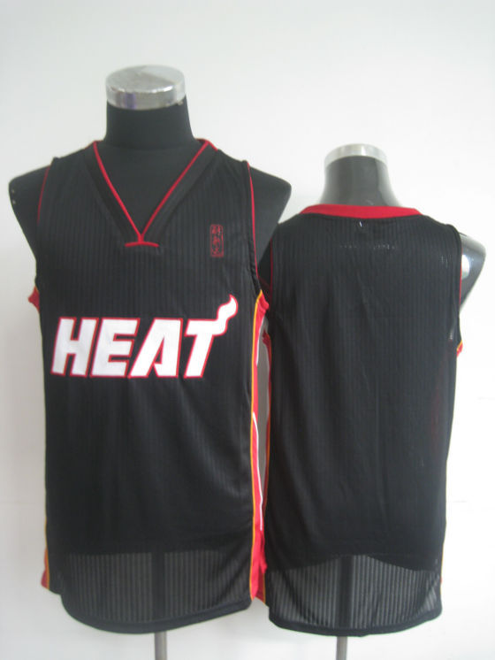 NBA Miami Heat Blank Black Jersey