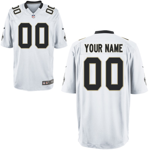 New Orleans Saints Nike Men Customized Game White Jersey
