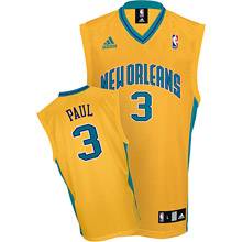 Chris Paul Jersey Yellow Alternate #3 NBA New Orleans Hornets Jersey
