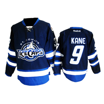 Kane Jersey blue #9 NHL St. Johns IceCaps Jersey