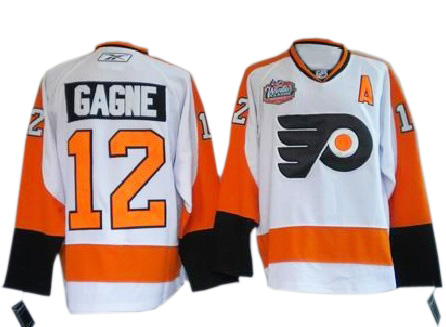 white Gagne Winter Classic NHL Philadelphia Flyers #12 Jersey