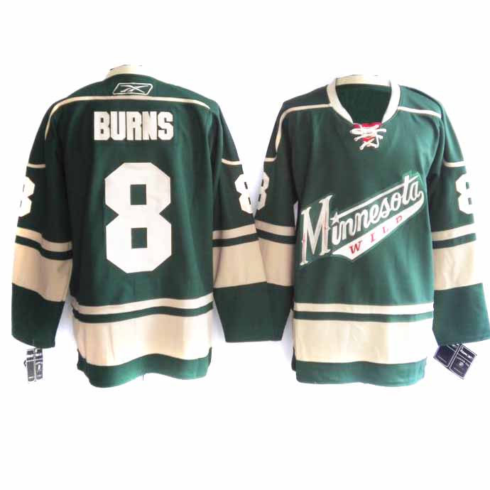 Green  Burns Wild #8 NHL Jersey