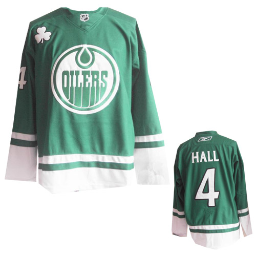 Edmonton Oilers #4 Hall Green NHL jersey
