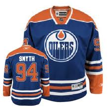 Smyth light blue jersey, Edmonton Oilers #94 NHL jersey