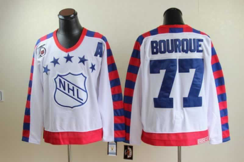 Bourque White Jersey, #77 2011 All Star CANADA 75TH CCM NHL Jersey