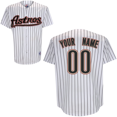 Astros White Home Personalized MLB Jersey
