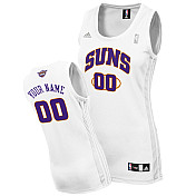 White Women Phoenix Suns Custom NBA Jersey