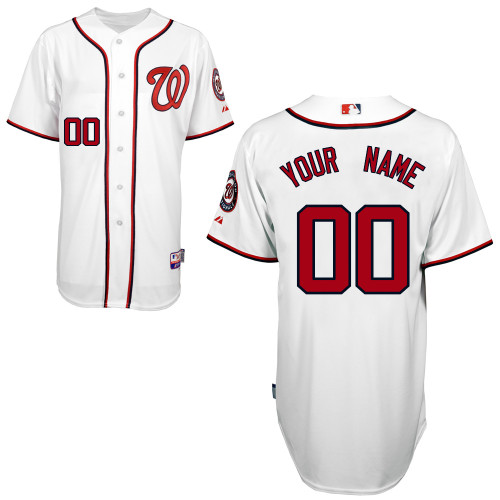 Nationals White Home Personalized 2011 Cool Base MLB Jersey