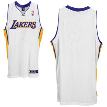 White Los Angeles Lakers Blank NBA Jersey