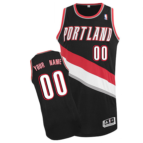 Black Personalized NBA Portland Trail Blazers Jersey