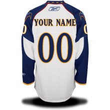 Thrashers White #00 Your Name Road Premier Custom NHL Jersey